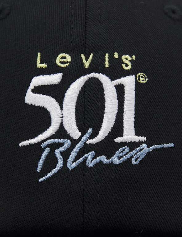 Levi's 501 Base Cap / Mütze in schwarz für Herren und Damen