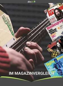 4 Musikmagazine im Abo: Metal Hammer für 87,60€ + 45€ Amazon| Musikexpress für 88,08€ + 45€ Amazon| Rock Hard Abo für 109,60€ + 25€ Amazon