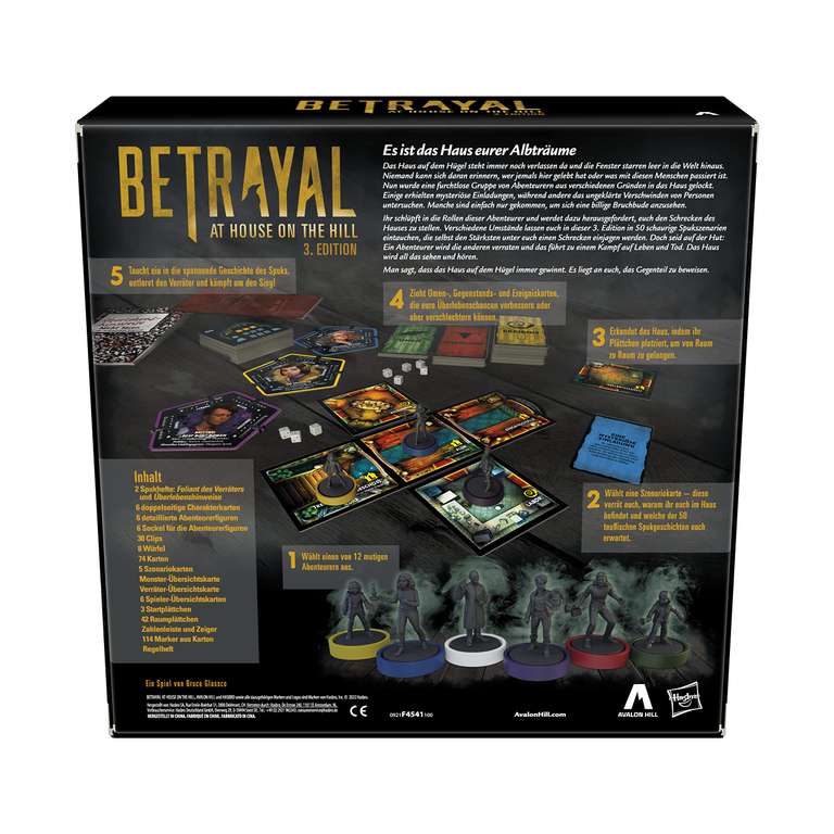 [Amazon Prime] Betrayal at House on the Hill 3. Edition, Brettspiel, BGG: 7.4