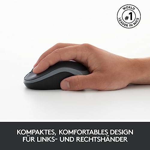 Logitech MK270 Kabelloses Set mit Tastatur und Maus | Deutsches QWERTZ-Layout (Prime)