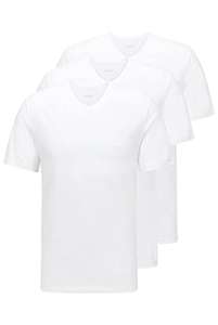 [Prime] BOSS Herren T-Shirts (3er Pack) in weiß, V Ausschnitt