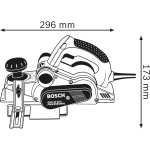 Bosch Professional GHO 40-82 C, Elektrohobel mit L-BOXX