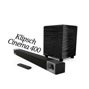 Klipsch Cinema 400 Soundbar&Subwoofer 400 Watt, HDMI-ARC