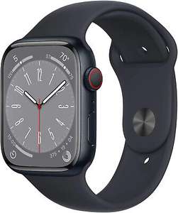 Apple Watch Series 8 GPS Cellular 45mm Smartwatch Mitternacht Sportband MNK43F @ 329€ B-Ware