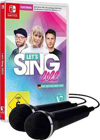 Let's Sing 2022 mit deutschen Hits inkl. 2 Mikrofonen Nintendo Switch