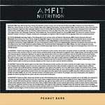 (PRIME)Amfit Nutrition Proteinriegel (19,5gr Protein - 1,7gr Zucker) mit Erdnuss Geschmack - (12 x 60g) MHD: 06.09.2023