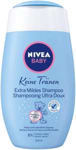 [PRIME/Sparabo] NIVEA BABY Keine Tränen Extra Mild Shampoo, extra mildes Babyshampoo mit beruhigender Kamille, mit Augenschutz, 200 ml