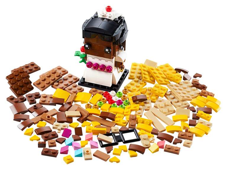 Lego Brickheadz 40383 Braut oder 40384 Bräutigam je 7,79€ + Versand