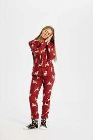 Christmas Sweats – WEIHNACHTSPULLOVER / Pyjama bis zu 60% günstiger z.B. Weihnachtspyjama Rentier Flanell Bio Baumwolle