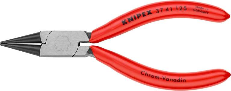 [Prime] Knipex Greifzange für Feinmechanik schwarz atramentiert, mit Kunststoff überzogen 125 mm 37 41 125