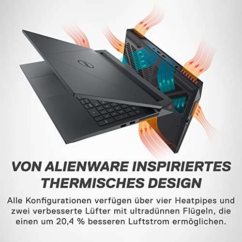 Dell G15 Notebook (15.6" FHD 165Hz 300cd/m² 100% sRGB, RTX 4050 140W, i5-13450HX, 16GB DDR5, 512GB SSD, Win11)