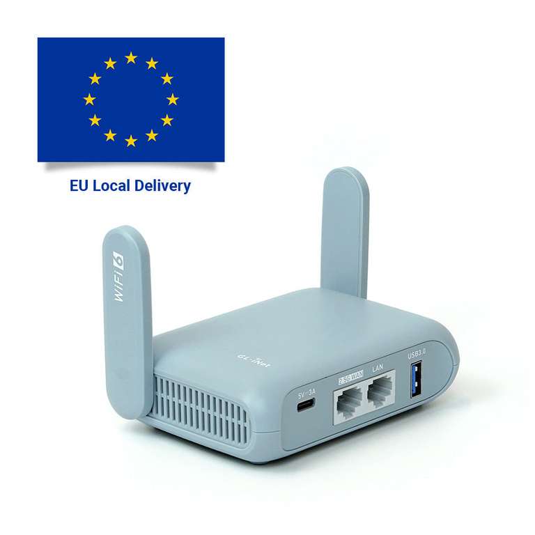 GL.iNet Beryl AX (GL-MT3000) Wi-Fi 6 Travel Router