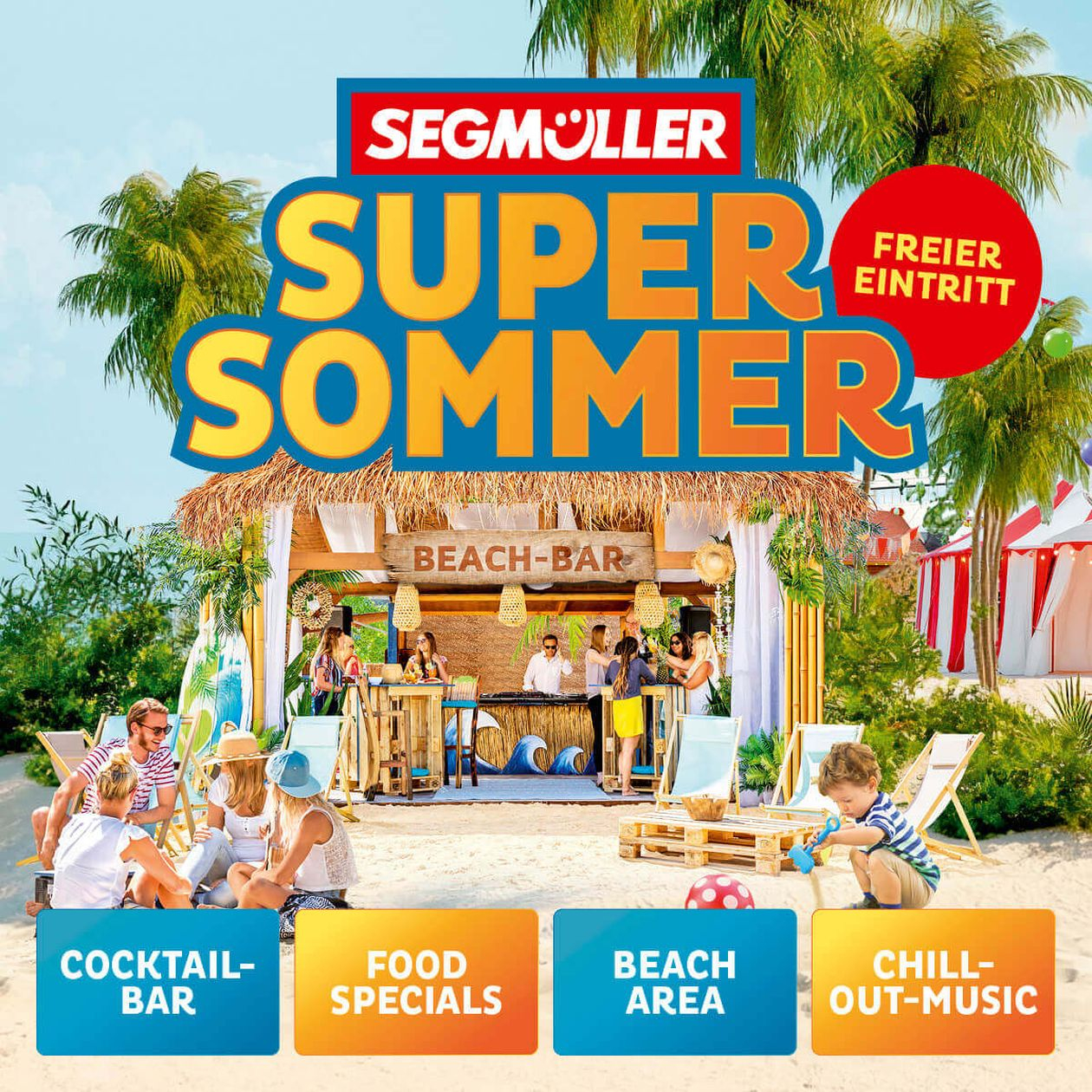 Lokal - Segmüller Super Sommer in Pulheim kostenlose Atraktionen Ferien Programm