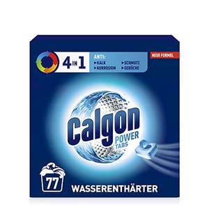 Calgon 4-in-1 Power Tabs Vorteilspack 77 Stück für 7,64€ (Amazon Sparabo) oder für 8,49€ ohne Sparabo