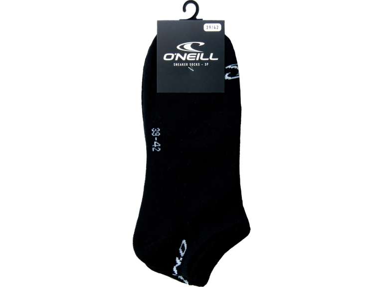 12 Paar O'Neill Sneakersocken in schwarz, weiß oder marine | Gr. 39 - 46, 72 % Baumwolle