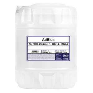 MANNOL AdBlue *** 20 Liter (0,72 € / 1 Liter bzw. *1,01 € inkl. Versand / 1 Liter)