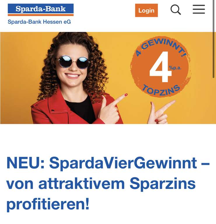 [Lokal] 4% Festgeld: Sparda-Bank Hessen (7 Monate)