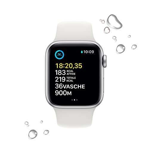 Apple Watch SE 2022 GPS 40mm silber