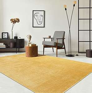the carpet Relax Kurzflor Teppich mit Anti-Rutsch Unterseite