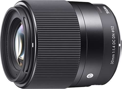 Sigma 30mm F1,4 DC DN Contemporary Objektiv (52mm Filtergewinde) für Sony-E Objektivbajonett