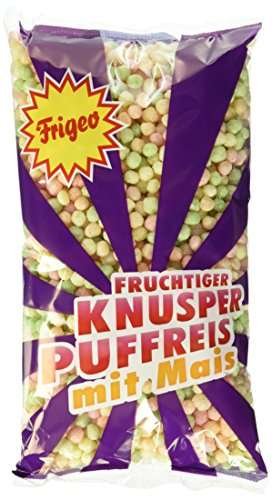 [PRIME/Sparabo] 15er Pack Frigeo Knusper-Puffreis – luftig-fruchtiger Knusper-Spaß (15 x 80g)