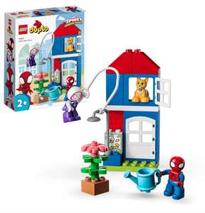 LEGO 10995 DUPLO Spider-Mans Haus, ab 2 Jahren, Spidey und Seine Super-Freunde (Prime)
