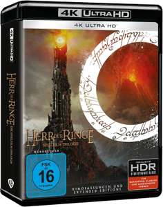 Der Herr der Ringe: Spielfilm & Extended Edition Trilogie (9x 4K Ultra-HD Blu-ray) 17 Oscars