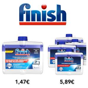 Finish Maschinentiefenreiniger – gegen Kalk und Fett für eine saubere Spülmaschine – 1 x 250 ml oder 4x 250 ml (Prime Spar-Abo)