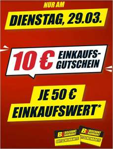 10 Euro Gutschein je 50 Euro Einkaufswert [B1 Baumarkt / am 29.03.]