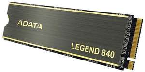 ADATA SSD Legend 840 M.2 2280, 1 TB SSD, PCI Express 4.0 x4 (NVMe), Schreiben max.: 4750 MB/s, Lesen max.: 5000 MB/s, 3D-NAND TLC