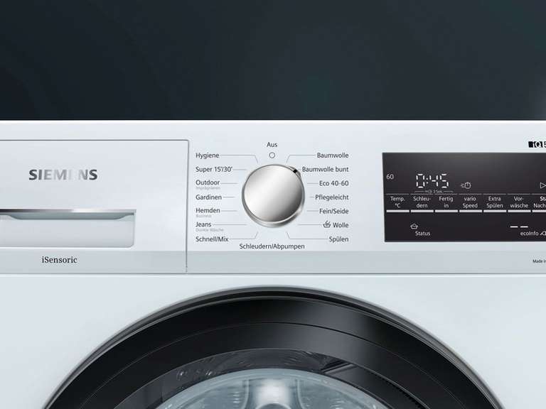 Siemens Waschvollautomat »WM14G400«, 8 kg, EEK: C