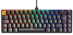 Glorious Gaming GMMK 2 Compact mechanische Tastatur | 65% | Metallgehäuse | Glorious Fox ORANGE Switches | RGB LEDs | Hot-Swap | USB-C | QMK