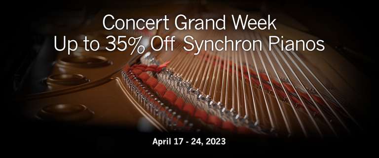 Concert Grand Week bei VSL: Bis zu 35% sparen bei Synchron Pianos (Plugin, VST, AU, AAX)