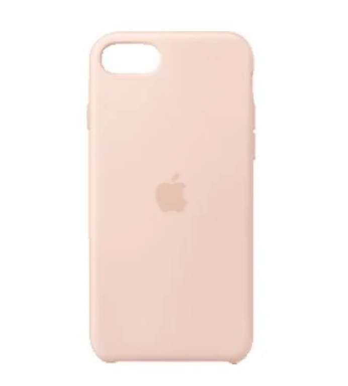 APPLE Silicon Case, Backcover, Apple, iPhone SE, Pink-Sand-Zee Handyhülle