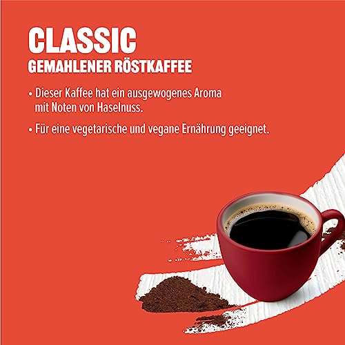 [Prime/Sparabo] Our Essentials Gemahlener Röstkaffee, 500g /4er-Pack
