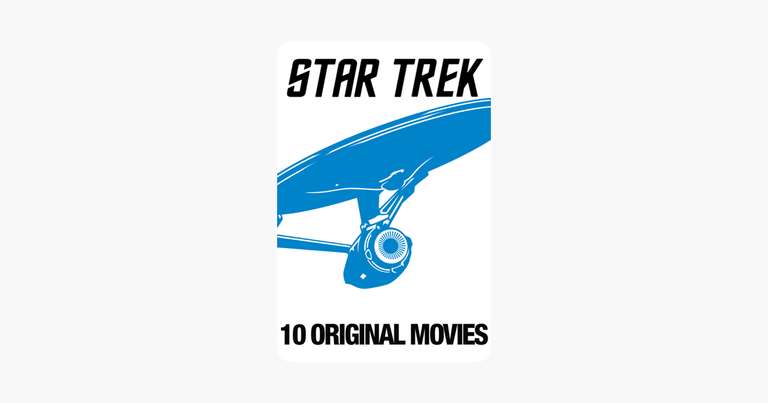 [Itunes US] Star Trek 1 - 10 - Boxset - Teil 1 bis 6 in 4k, 7-10 in Full HD (noch) - digitale Kauffilme - nur OV