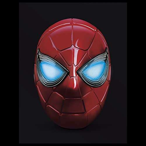 [Amazon Frankreich] Hasbro Legends Series Spider-Man | elektronischer Helm mit leuchtenden Augen | 6 Licht-Einstellungen & Größe anpassbar