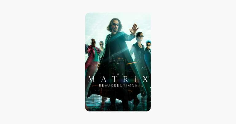[Itunes US] Matrix Resurrections - 4K digitaler Kauffilm - nur OV
