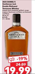 Jack Daniel's Gentleman Jack Whiskey 40% 0,7l bei Kaufland