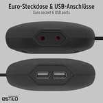 brennenstuhl Ladestation Sofa-Steckdose 1x Euro-Steckdose + 2X USB