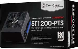 [Vorbestellung] Silverstone Strider ST1200-PTS Netzteil (1200W, 80+ Platinum, ATX 2.4, vollmodular, 120mm-Lüfter, semi-passiv, 150x86x140mm)