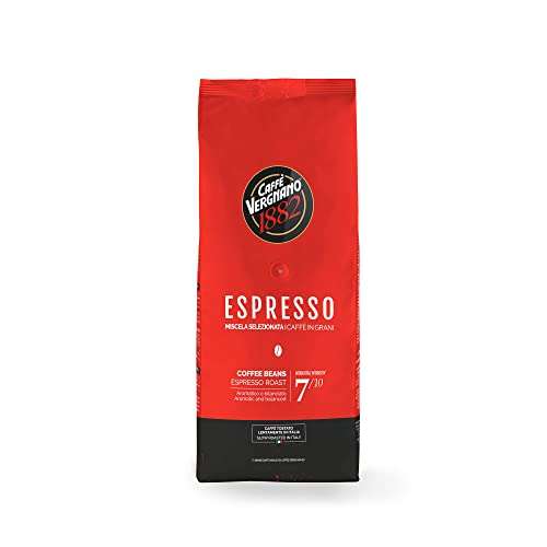 Caffè Vergnano 1882 Kaffeebohnen Espresso - 1 Kg (Prime Spar-Abo)