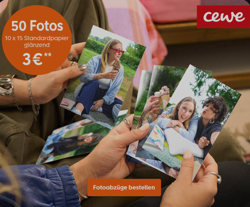 [Müller] 50 Fotos 10x15cm für 3€ bei Filialbaholung