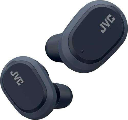 JVC HA-A50 T Wireless Kopfhörer mit USB-Ladebox Noise Cancelling IPX4 Blau