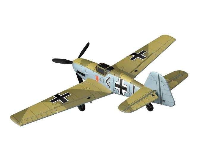 Eachine Mini Messerschmitt BF 109, 40 cm, 4-Kanal, RtF RC-Flieger mit 2 Akkus - auch für Anfänger