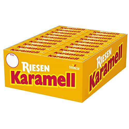 [PRIME/Sparabo] Karamell RIESEN – 80 x 29g Stange – Karamellkaubonbons mit intensivem Karamellgeschmack (4,09€/kg)
