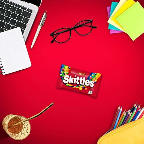 Skittles Süßigkeiten | Vegan Fruits Kaubonbons Großpackung | (14 x 38g ) (Prime Spar-Abo)