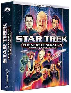 Star Trek 4-Movie Collection The Next Generation VII-X (4K UHD+Blu-Ray) Treffen der Generationen, Der erste Kontakt, Der Aufstand, Nemesis