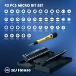 Wiha Micro Bit Set mit ESD Feinmechanik Schraubendreher, 42-teilig / Wiha DHT0010 elektrische Luftpumpe mit Akku bis 10Bar für 33,66€(Prime)