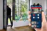 Bosch Smart Home Eyes Innenkamera II, WLAN Überwachungskamera mit intelligenter Personenerkennung Alarmsirene Privatsphäre-Modus - Prime Day